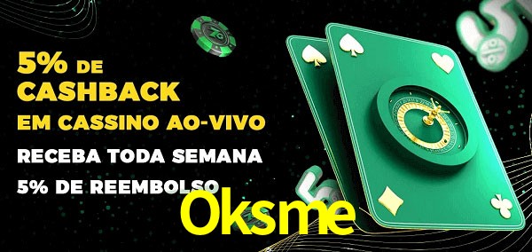 Promoções do cassino ao Vivo Oksme